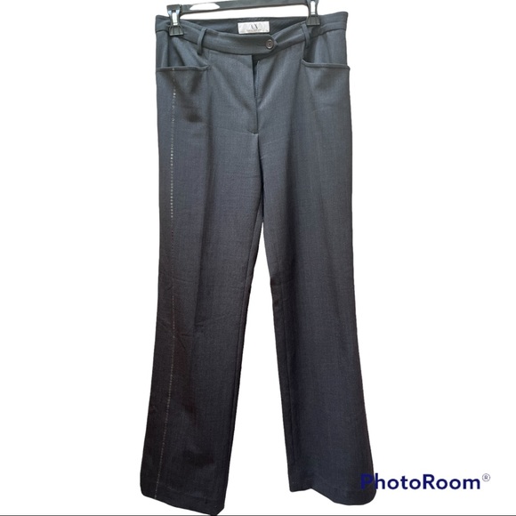 A/X Armani Exchange Pants - A/X Armani Exchange Gray- Back to the Office Pants with Sequins